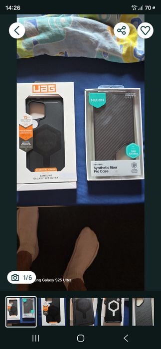 Samsung s25 ultra impecabil! Doar 65 de incarcari! Titanium blue! La cutie,full box!