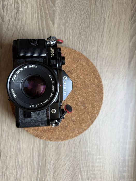 Canon A-1 50mm + doua obiective
