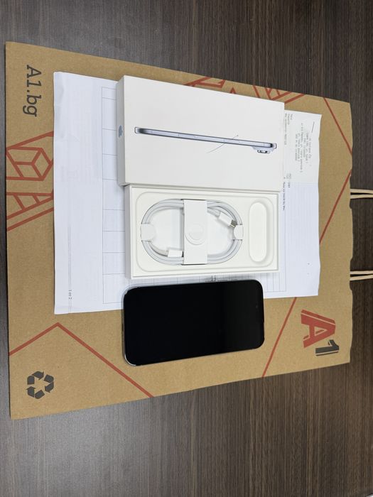 КАТО НОВ 256GB iPhone 17 Air Гаранция A1 2028г. Blue
