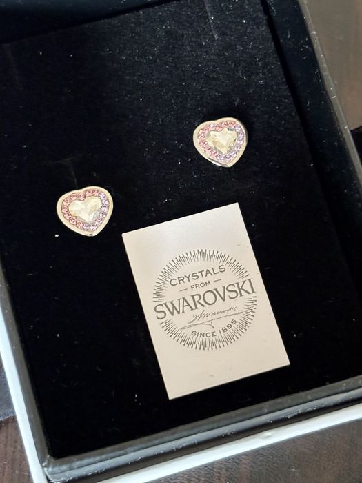 Сребърни обеци La Senja с кристали Swarovski