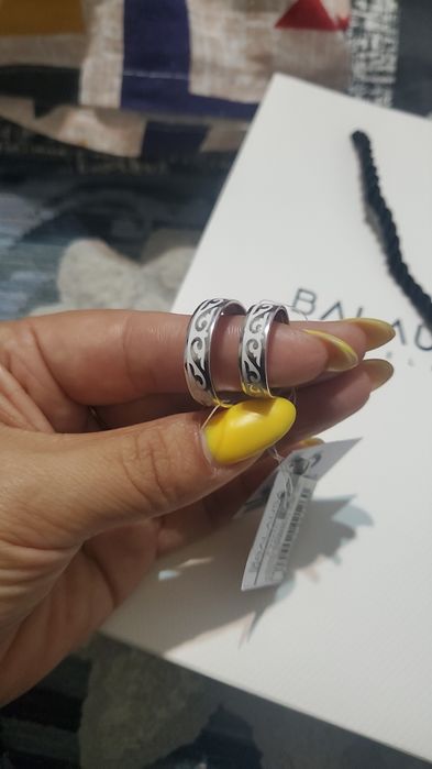 Парное кольца новые серебро