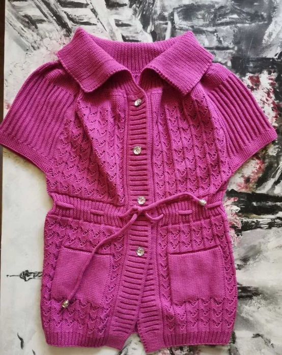 Кардиган/Кофточка на девочку 8-10 лет