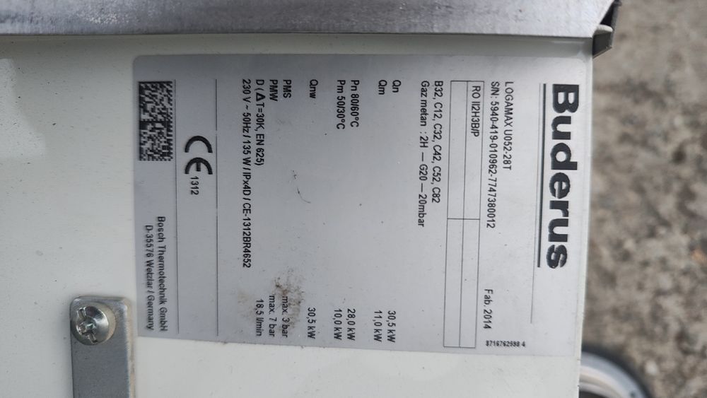 Placa Centrala Buderus Logamax U052-28T