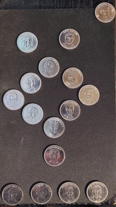 Монети на Германия от Св. П. Mexico 1970-16бр.