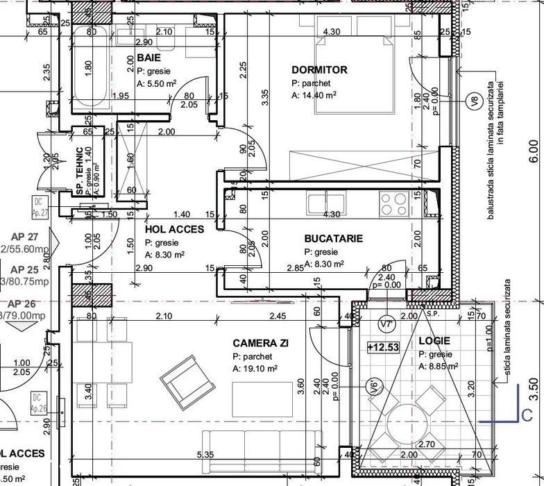 Apartament 2 camere in Andrei Muresanu - Direct Dezvoltator