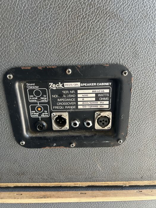 Zeck Pa15/3PL , 400watt/8ohm, stare buna de functionare Medias