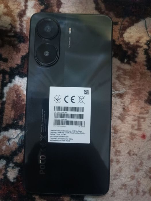 Pocco x7pro rangi qora