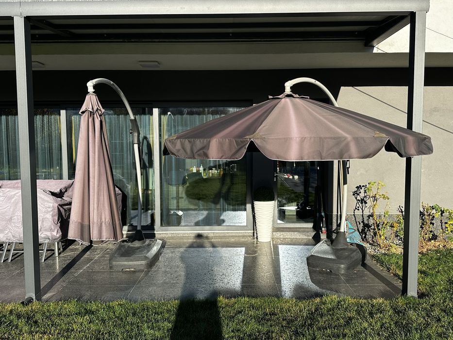 Висящ чадър HAUGESUND Ø300 черен