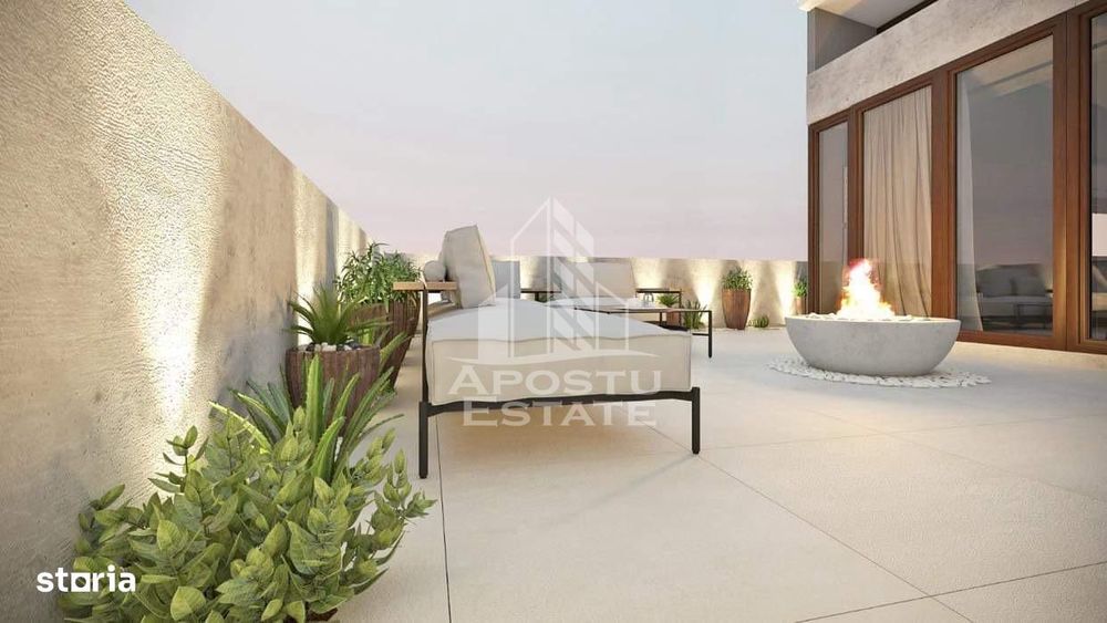 PENTHOUSE superb cu 3 camere si terasa mare in Timisoara | COMISION 0