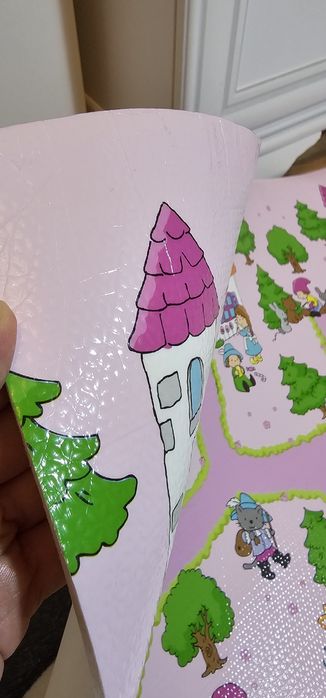 Коврик для игр девочка