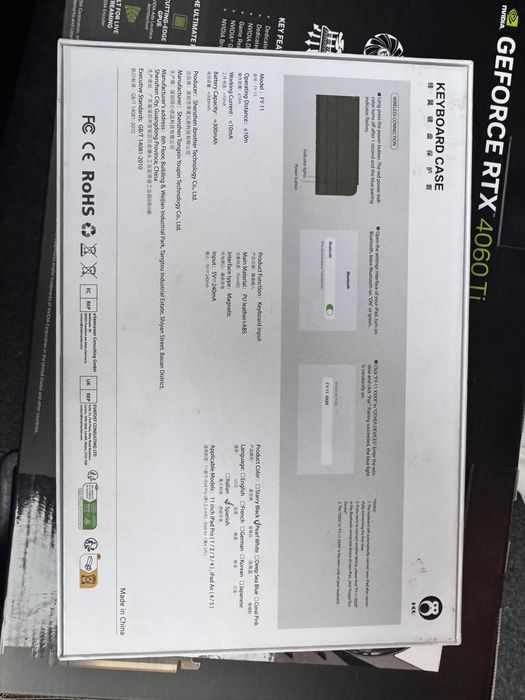 Tastatură Bluetooth Folio HOU FY-11 pentru Apple iPad