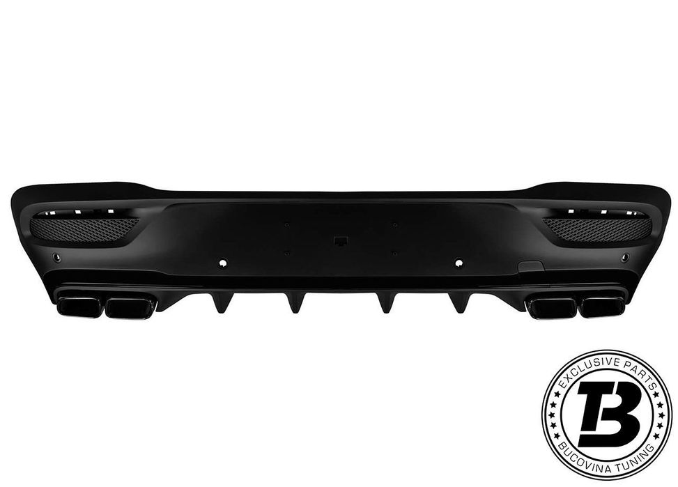 Difuzor Bara Spate cu Ornamente compatibil cu Mercedes GLE Coupe C167 GLE63 Design