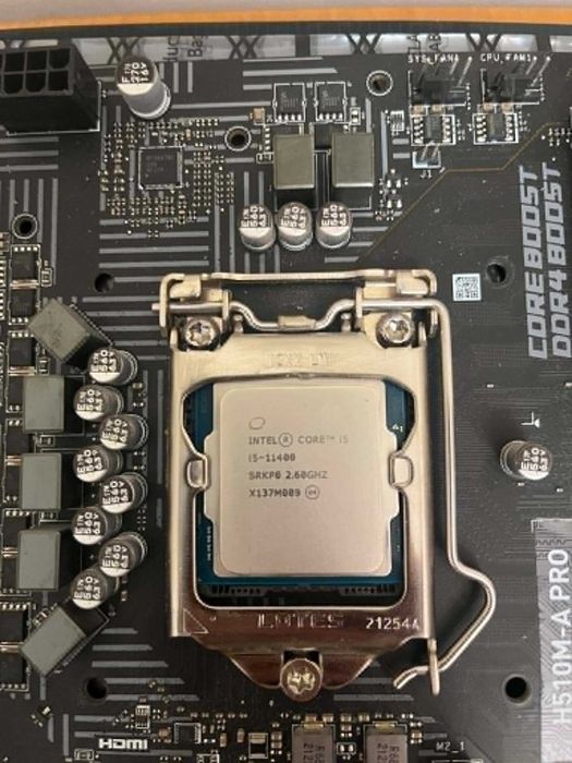 MSI H510M-A PRO с Intel core I5-11400