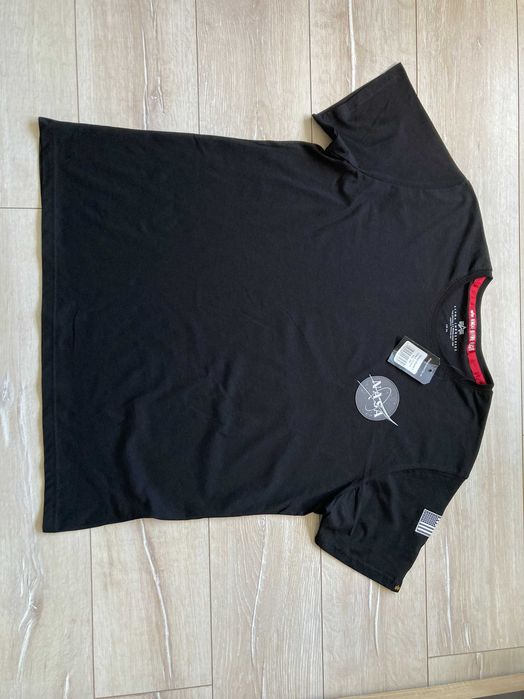 Нова Alpha Industries Space Shuttle мъжка черна тениска размер XXL