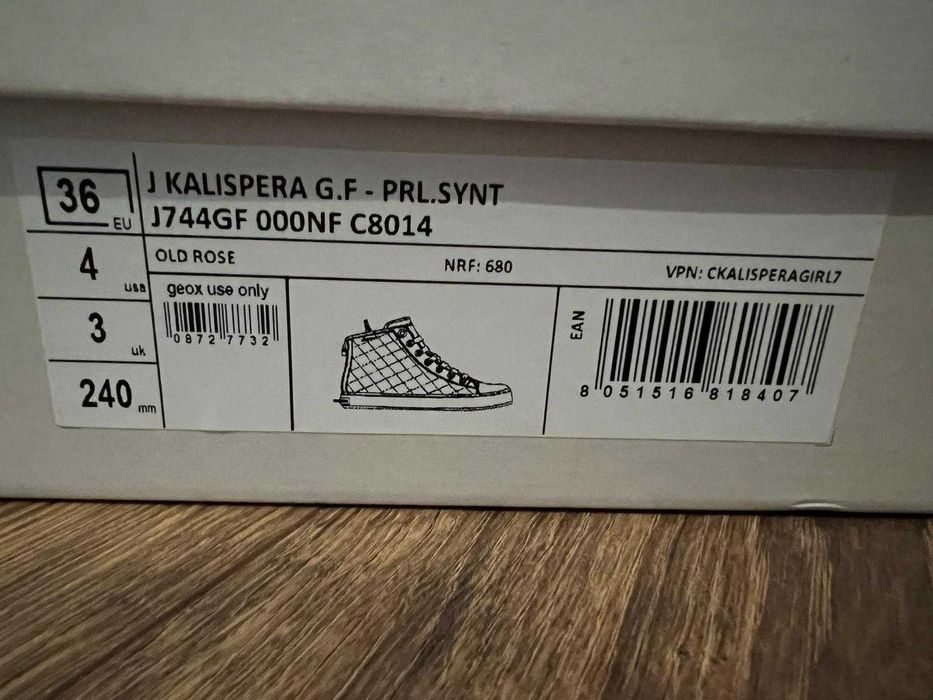 Sneakers Geox Respira dama marimea 36 culoare rose