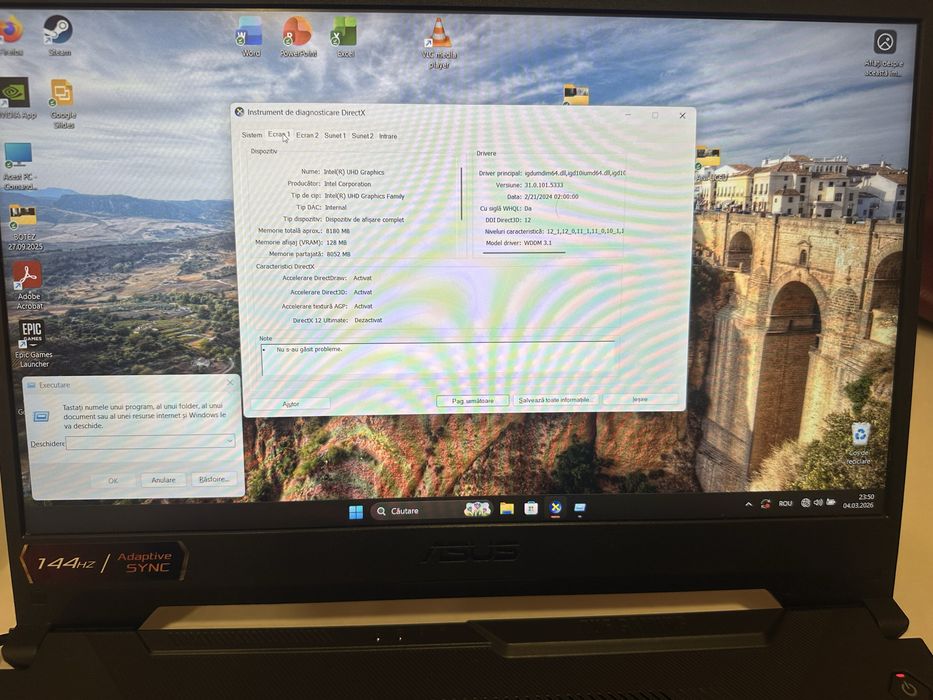 Laptop TUF F15 stare foarte buna