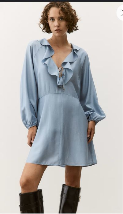 Rochie H&M vascoza bleu xs noua