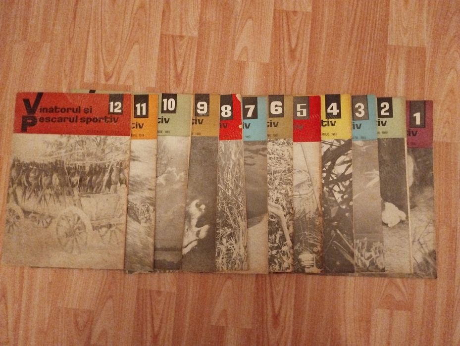 COLECTIE reviste Vinatorul și pescarul sportiv anii 1961-1973 118 buc