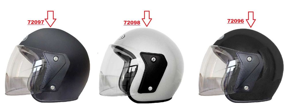 Каска за Mотор/Скутер/Атв 3 -цвята