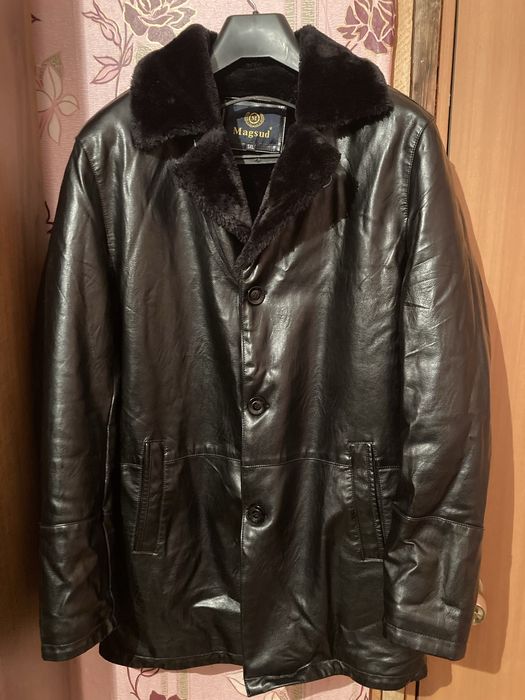 Кожанная дубленка