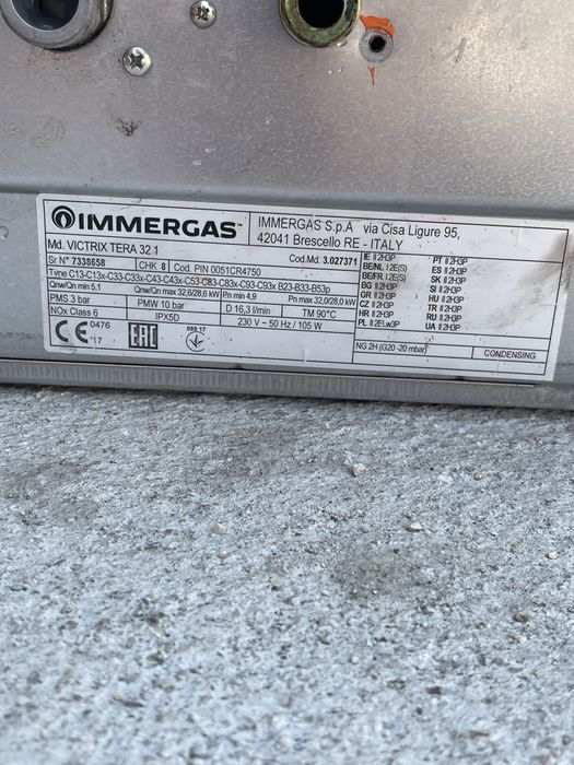 Piese centrala Immergas Victrix Tera 31-1