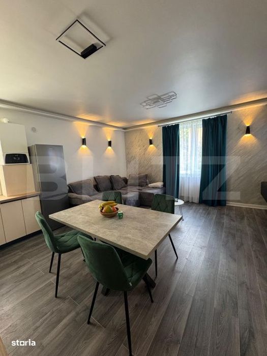 Apartament 2 camere, 49 mp, open space, mobilat si utilat, zona Centra