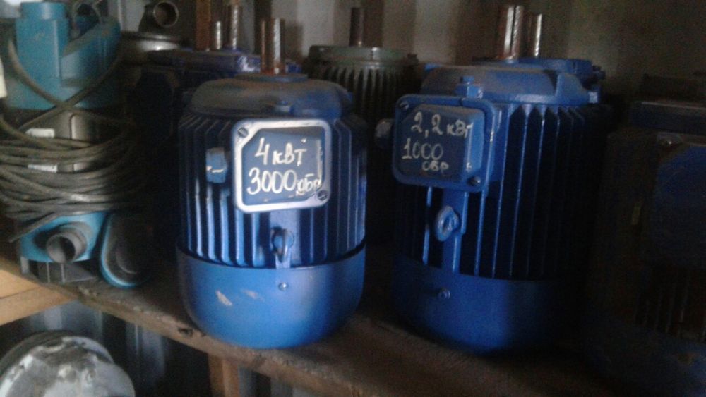 Электродвигатель и редуктора