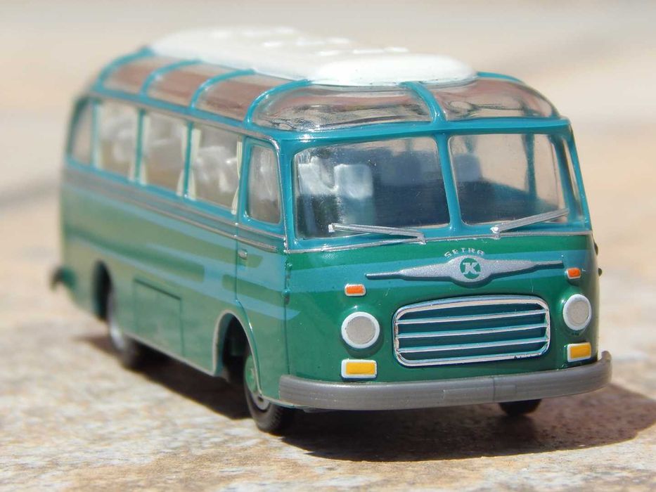 Macheta autobuz Setra S6 1955 sc 1:87 HO Brekina nou cu ambalaj