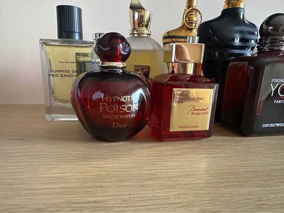 Парфюми Baccarat Rouge 540 Extrait и Dior Hypnotic Poison