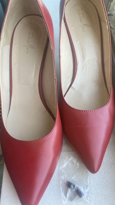 Pantofi Diane Marie Rosii masura 40 Stiletto Piele