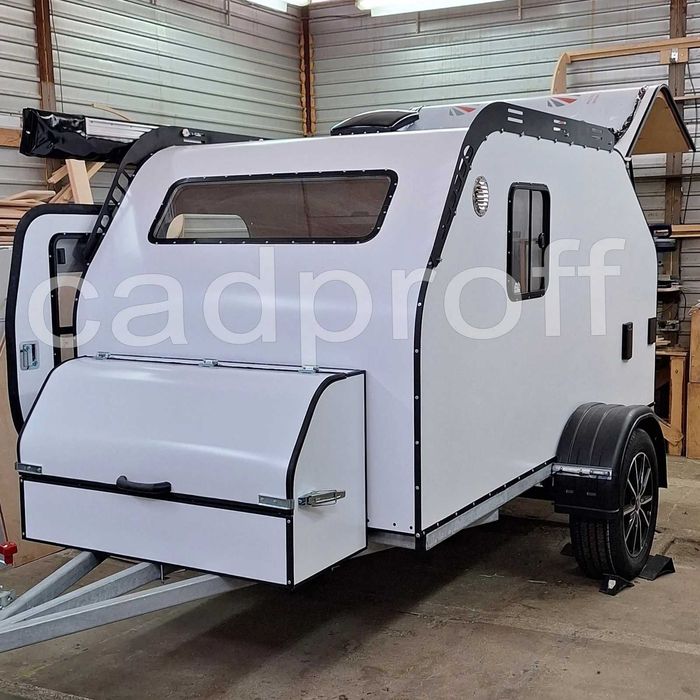 Прицеп-кемпер "SOLAR" v2. Чертежи, проект