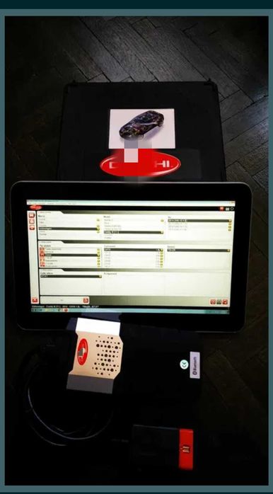 Kit tester auto multimarca blueth + TABLETA Panasonic Turisme&Camioane