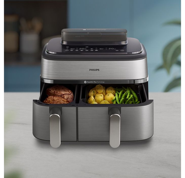 Philips NA555  9 л Аэрогриль с двумя корзинами