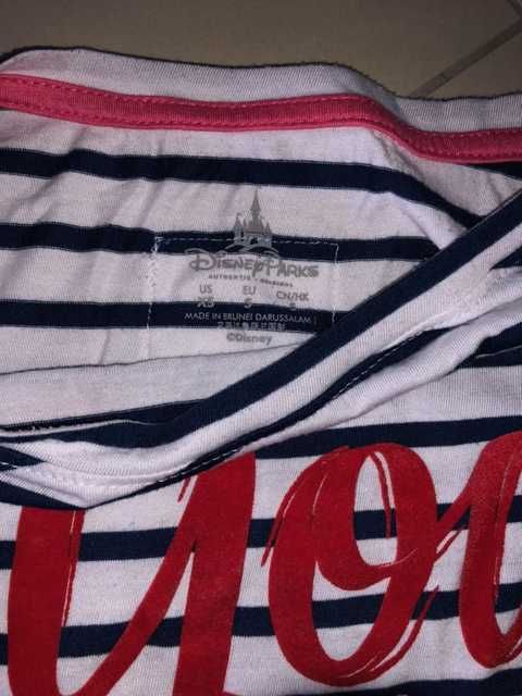Tricou bumbac Disney Paris, purtat o singura data, mar. XS