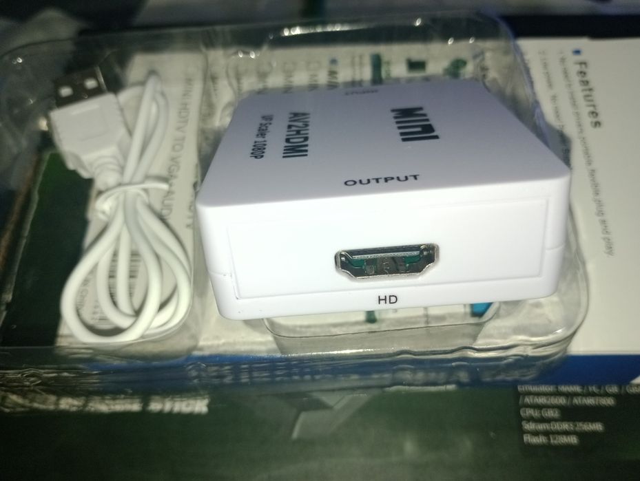 Адаптер переходник с AV на HDMI
