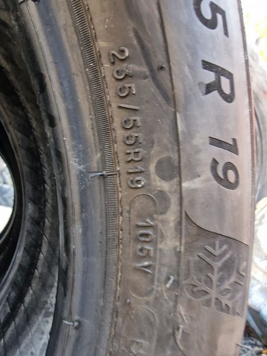 Anvelope 235/55R19 marca Michelin, M+S, DOT 2020, 6.5 mm