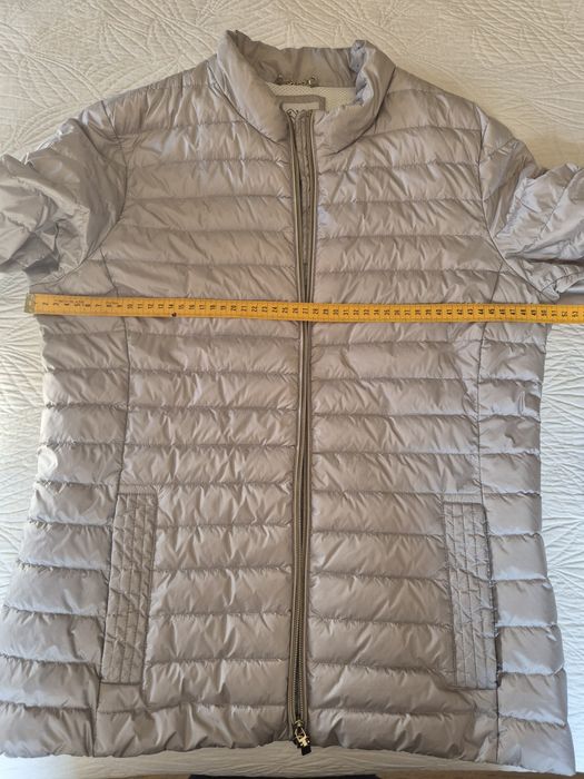 Леко пролетно дамско яке Geox сребристо с пух