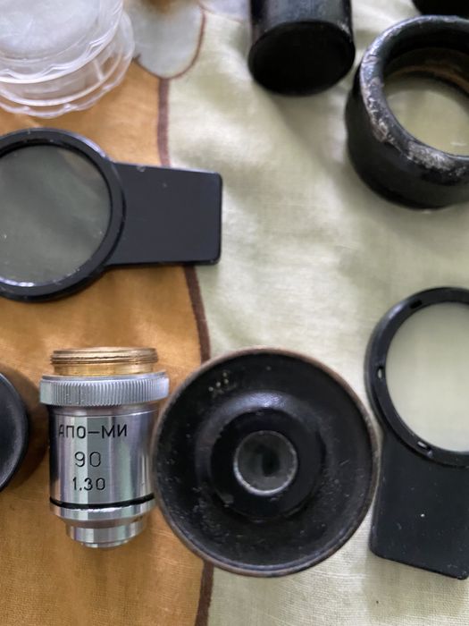 Окуляры, обьектив для микроскопа