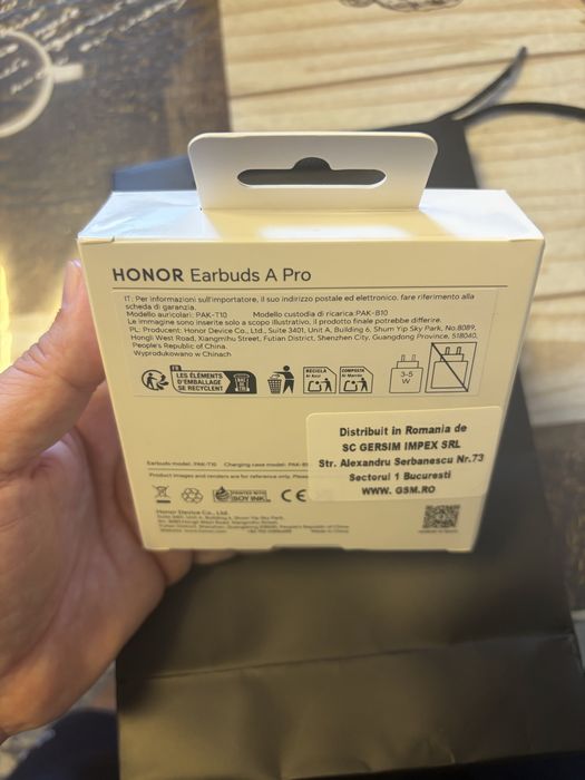 Casti Honor Earbuds A Pro verzi noi