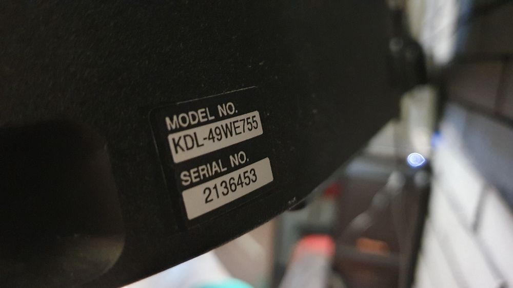 SONY bravia KDL-49WE755