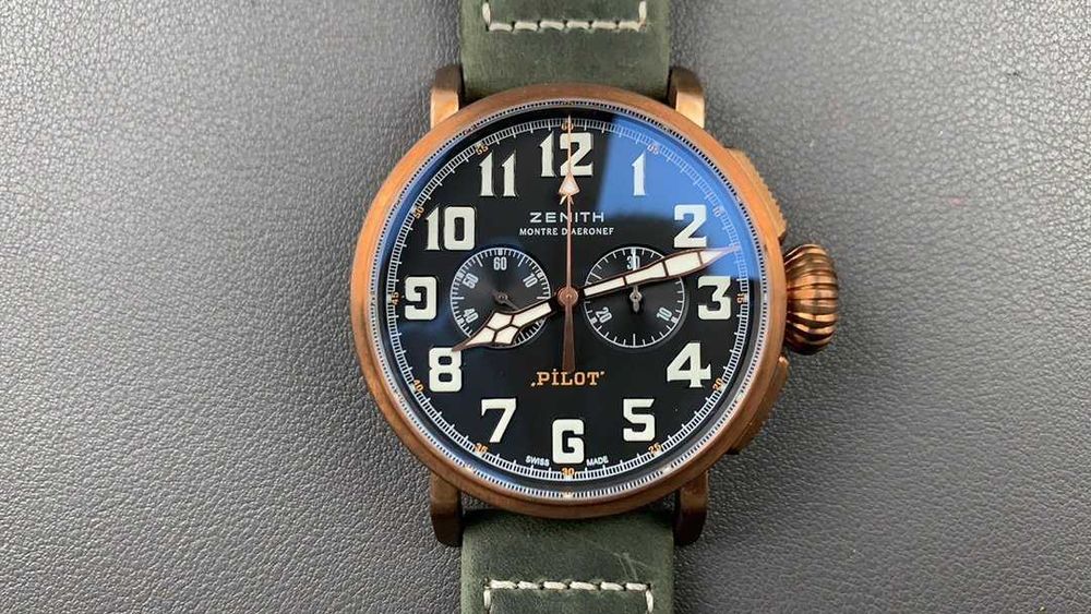 Мъжки часовник Zenith Pilot Type 20 с автоматичен механизъм