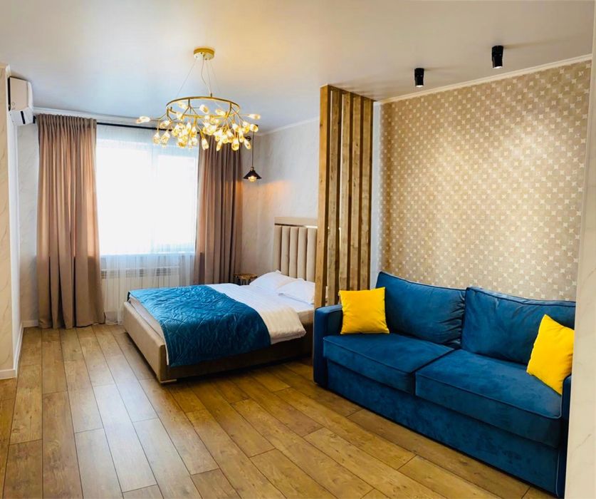 Квартиры посуточно. ЖК Времена года Лето-2. ЛЮКС. 1-комн по 20000 тг