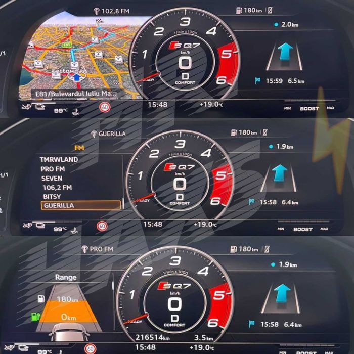 Activare afisaj sport VC Audi TT A3 A4 A5 A6 A7 A8 Q2 Q5 Q7 Q8