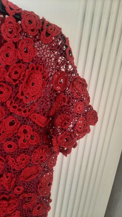 Платье летнее вязанное