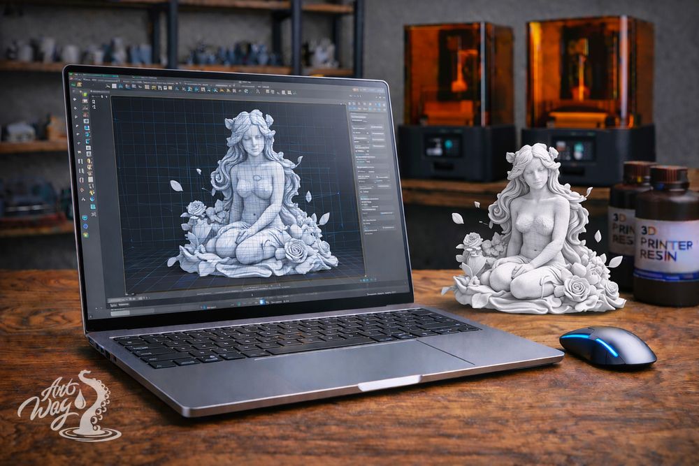 3D моделирование, 3D печать LCD, Прототипы, макеты, формы, статуэтки