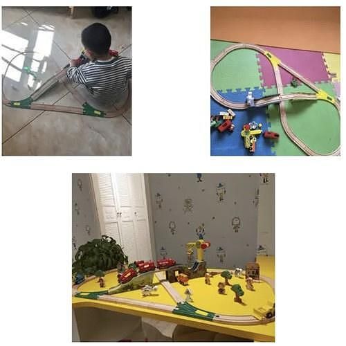 Дървен железен път kruzzel 22495