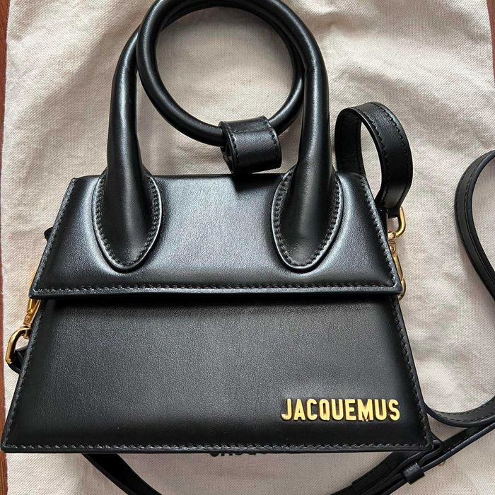Geanta Jacquemus Le Chiquito Neagra din Piele Naturala