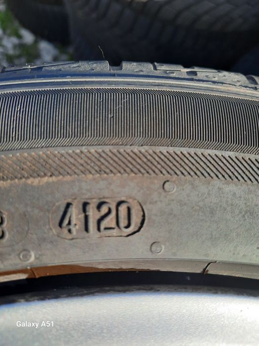 Ляти джанти с гуми за АУДИ, 5×112, 17цола