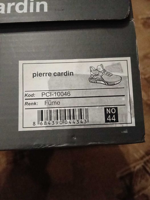 Чисто нови летни Мъжки маратонки Pierre Cardin Сиви, Текстилни, Леки