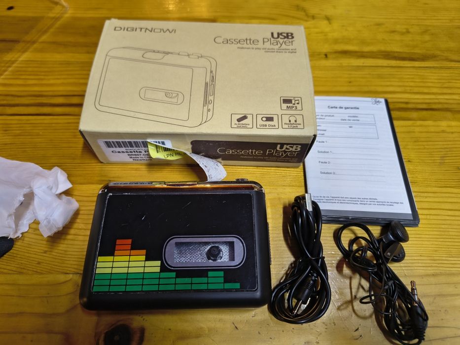 USB към MP3 касетофон, преносим аудио музикален плейър, конвертор от к